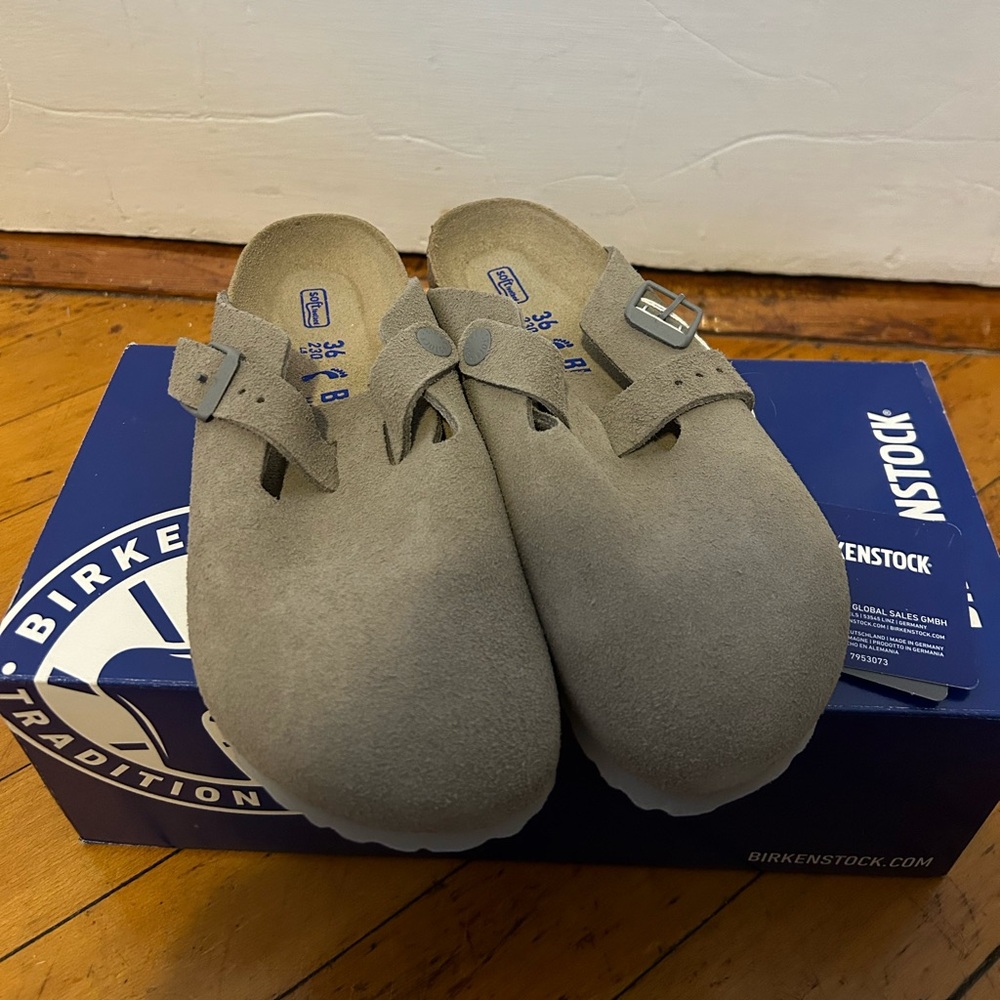 Boston Suede Birkenstocks